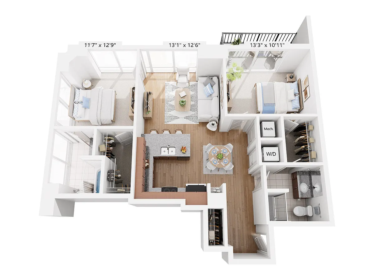 Floor plan B1