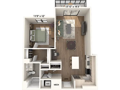 Floor plan A12-Scheme2