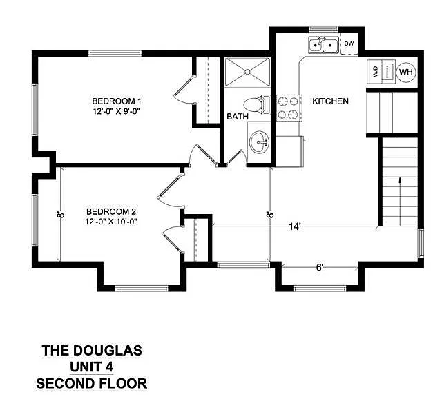 Floor plan 4X2