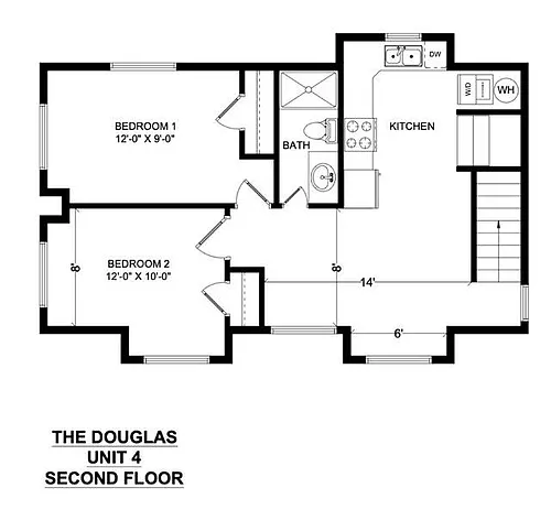 Floor plan 4X2