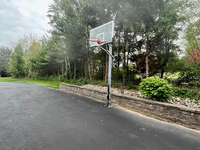 Private basketball playground