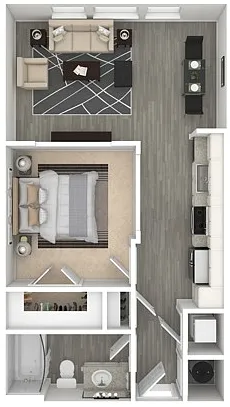 Angel Wing | Studio |1 Bath | 637 SF Angel Wing | Studio |1 Bath | 637 SF