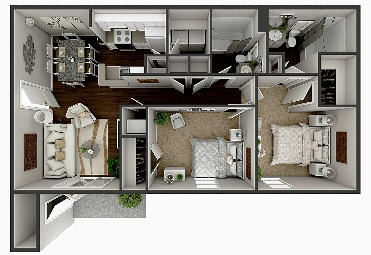 Floor plan SVP 2 X 2