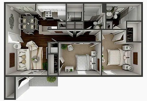 Floor plan SVP 2 X 2