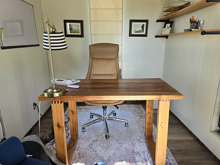 Small, private, detached office with A/C