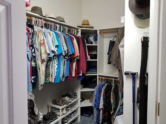 Master walk in closet