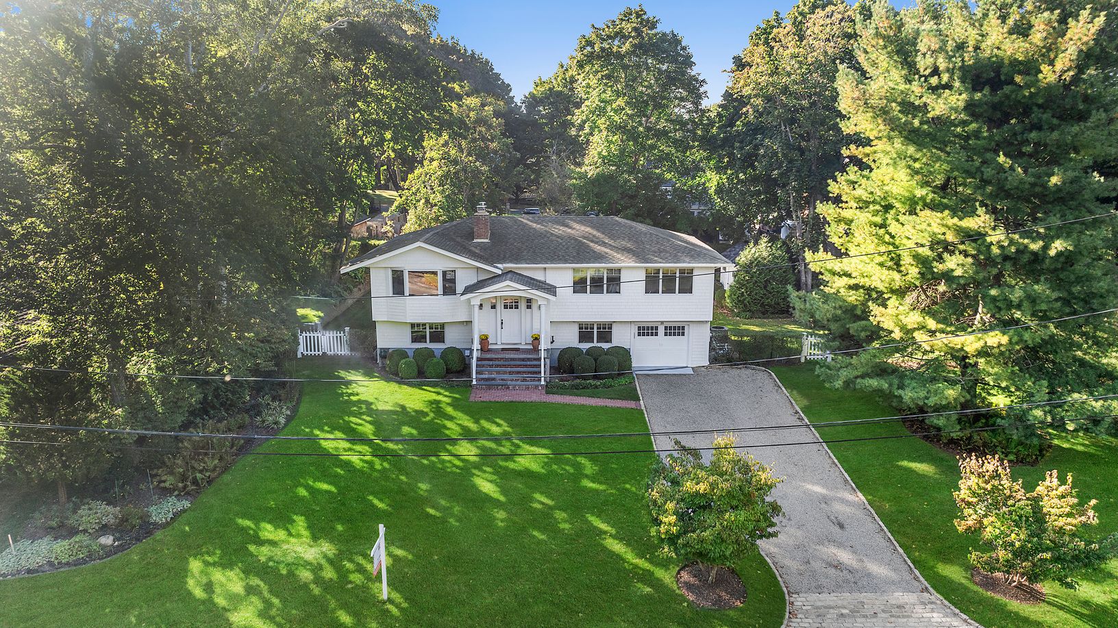  Aerial View of the Property and Mature Trees