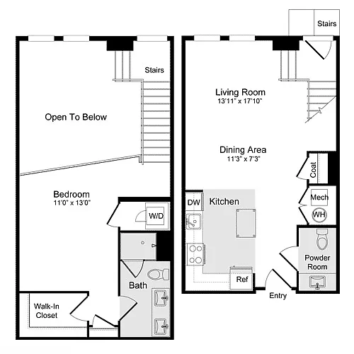 Floor plan A-11 Loft