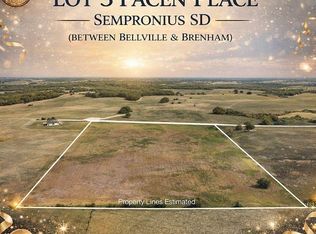 LOT 3 Pacen Place Rd, Chappell Hill, TX 77426