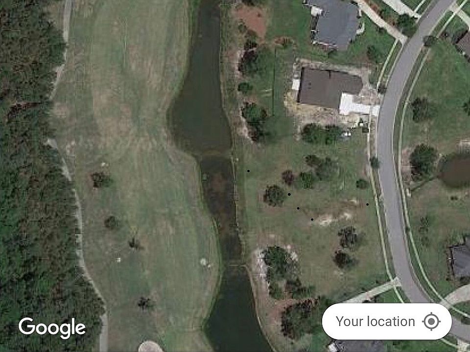Golf course, pond & woods