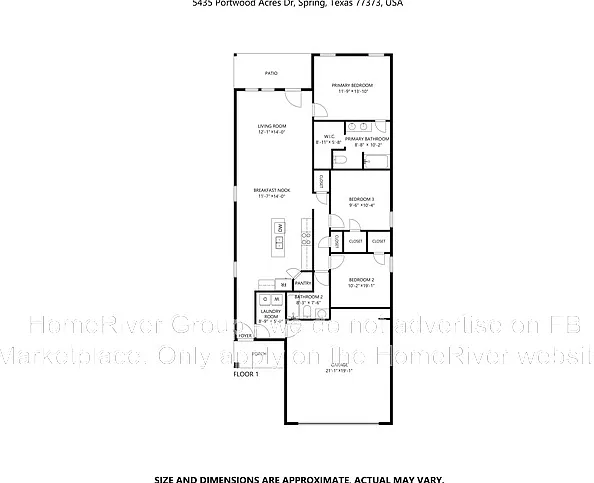 3 bed, 2.0 bath, 1530 sqft, $1,995 — Photo 2