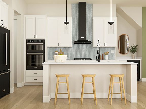 Chef-ready kitchen with black stainless steel KitchenAid appliances