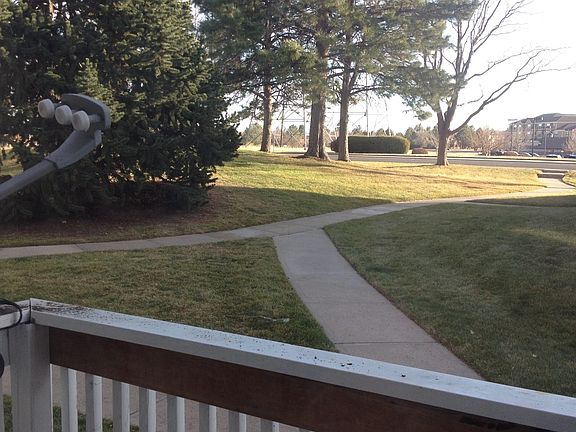 Courtyard view from balcony