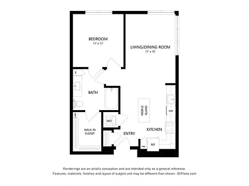 Floor plan HARBOR A3