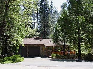 Front in nestled in trees