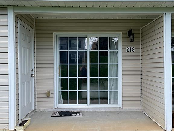 Patio with outdoor storage closet