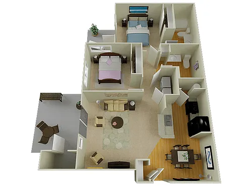 Floor plan Wheelhouse (2x2)