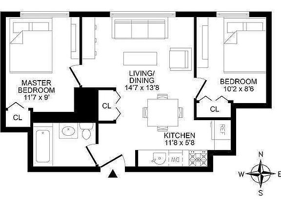 2nd image of 1810 3rd Ave APT B2c