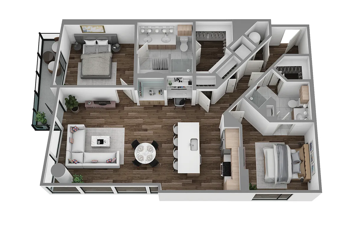 Floor plan B8