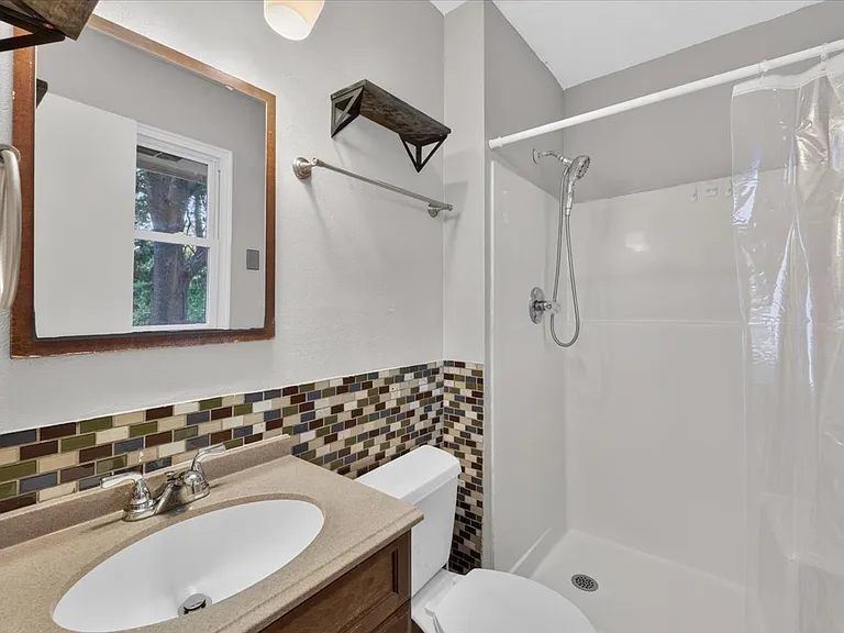 Primary bath with shower