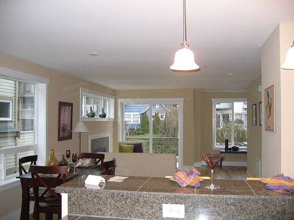 View into family room