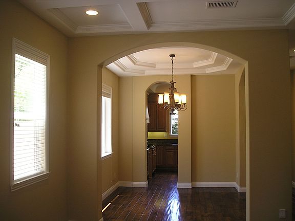 The first floor has a separate family, dining and living room.