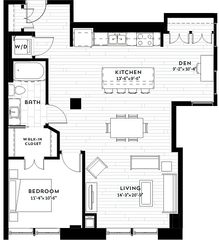 Floor plan 1B
