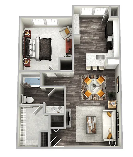 Floor plan Inman Deluxe