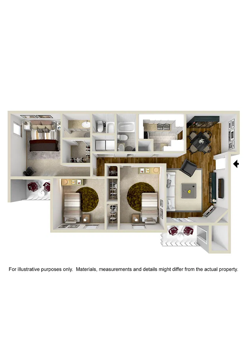 Floor plan The Tahoe - Villa