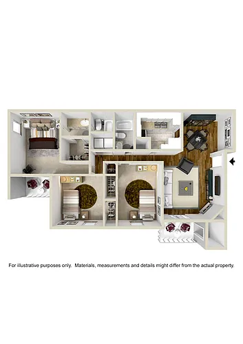 Floor plan The Tahoe - Villa