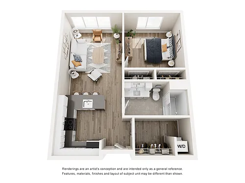 Floor plan One Bedroom