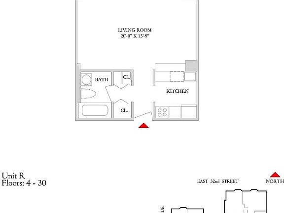 2nd image of 151-155 E 31st St #E15r