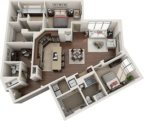Floor plan B2.5CD