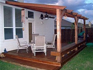 Covered Wood Deck