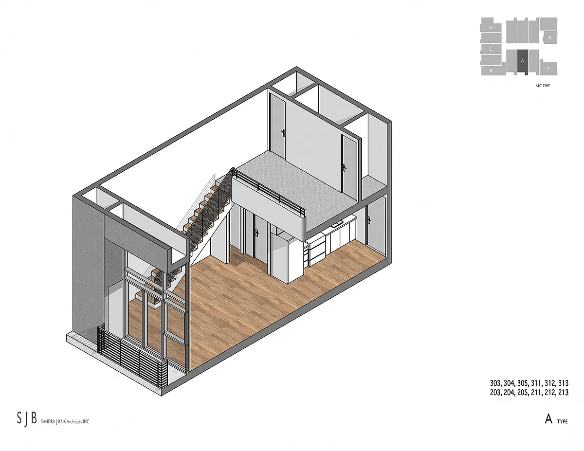 Floor plan Single + 1 Bath + Loft