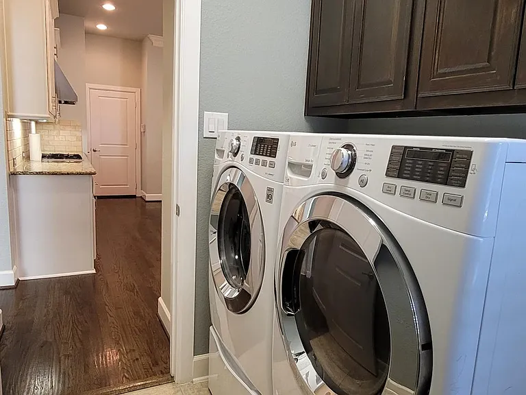 Full size washer and dryer