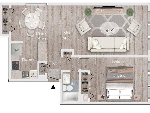 3rd image of 1446 N Dearborn St APT 1B