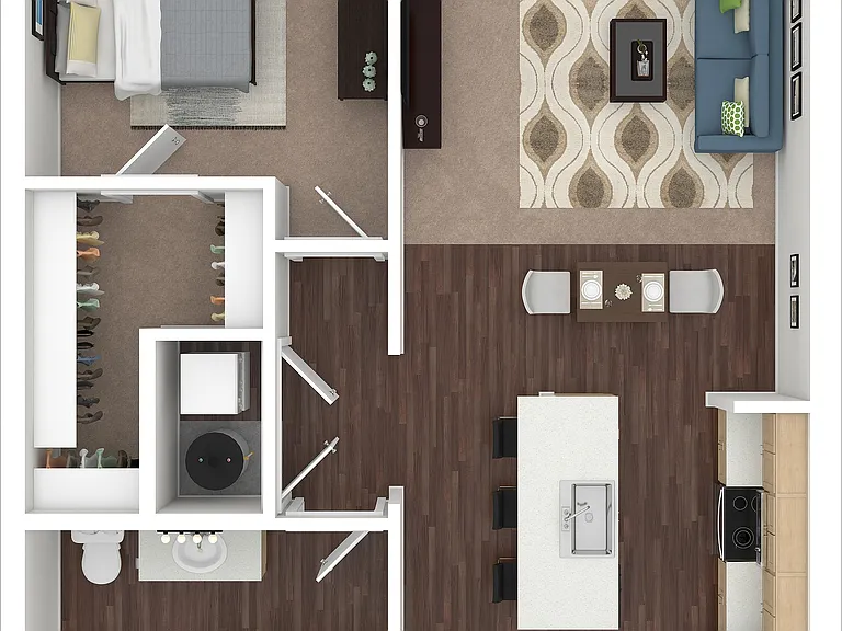A2 3D Floor Plan A2 3D Floor Plan