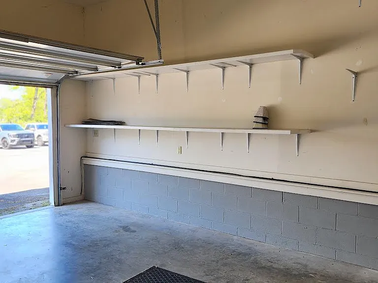 Inside left side of Garage