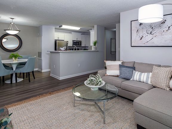 Our bright and open living rooms seamlessly flow into your dining and kitchen spaces.