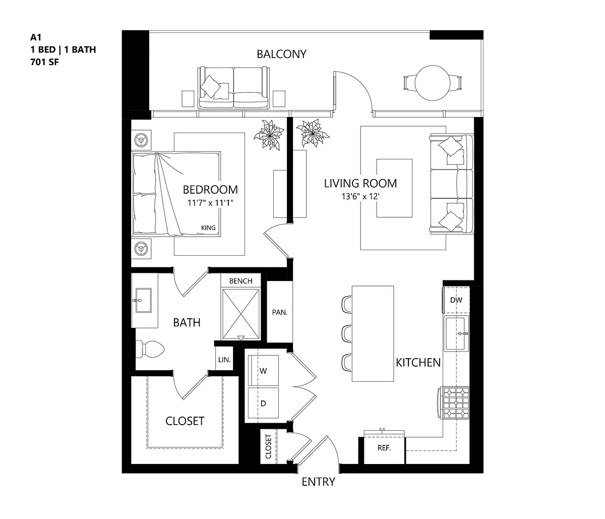 Floor plan A1