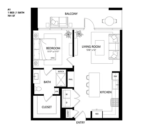 Floor plan A1