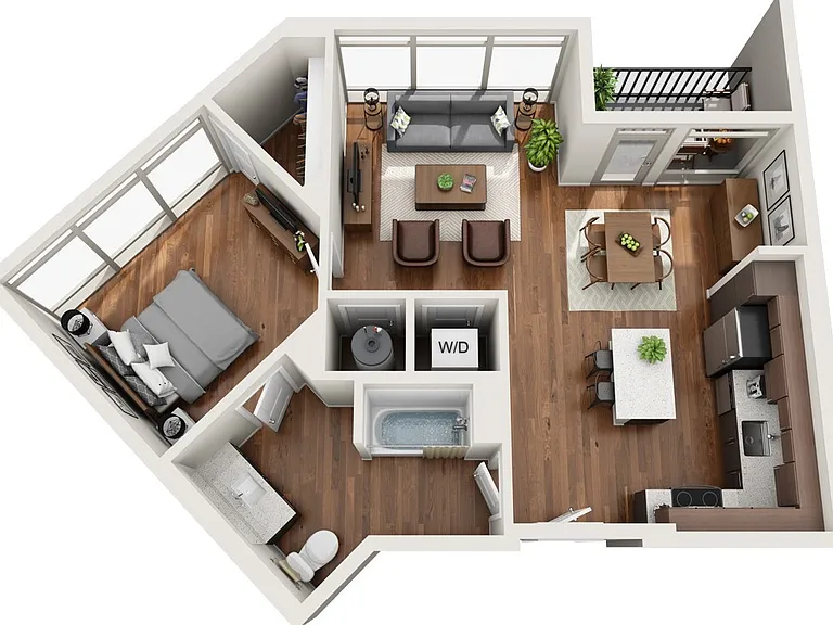 L2.1 floor plan The Yard at Ivanhoe