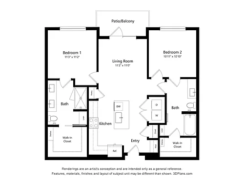 Floor plan B2