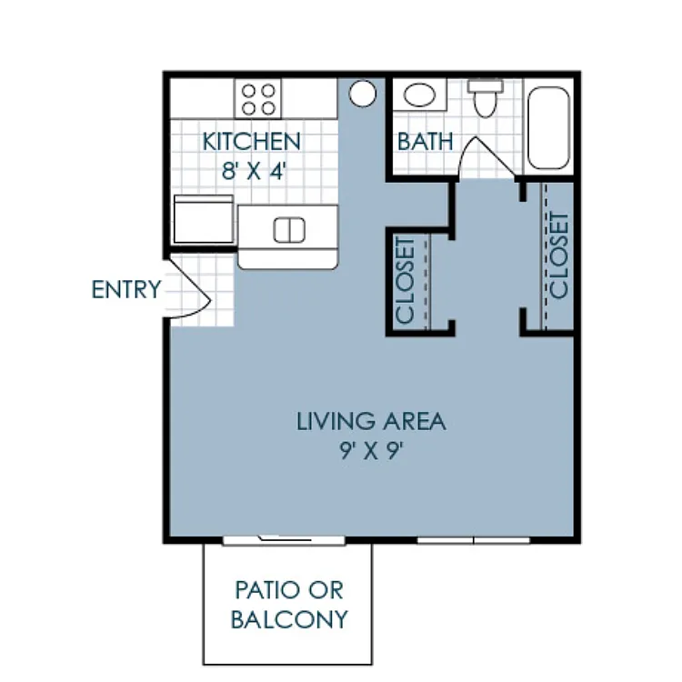 Floor plan Studio