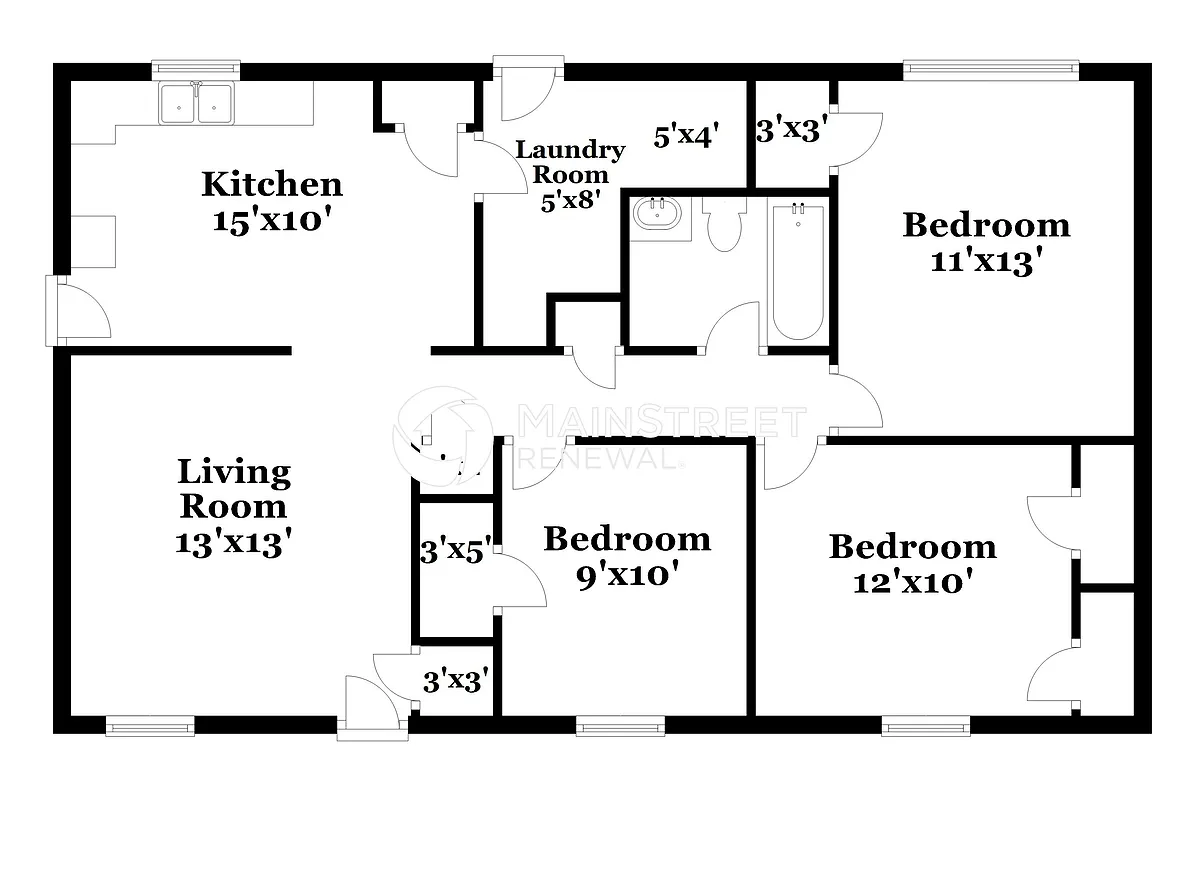 Floor Plan - 8795 E Bourne Dr