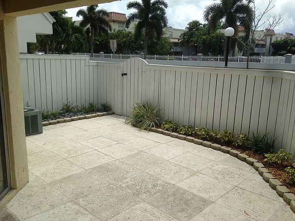 Back private patio