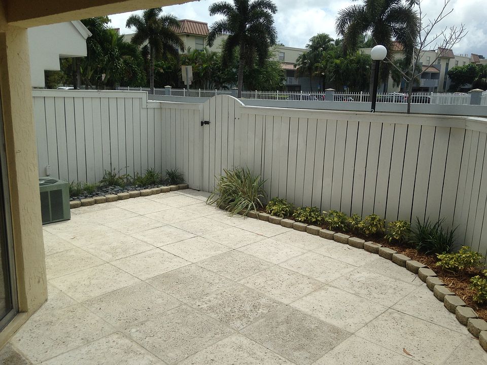 Back private patio