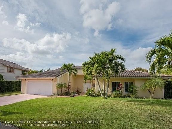 Side view front of home