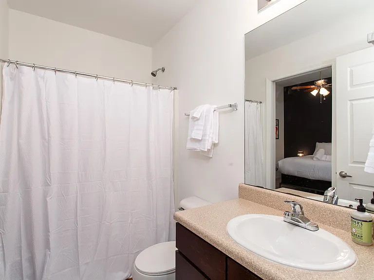 Second Bathroom..... Tub with Shower... Private access to Second Bedroom.